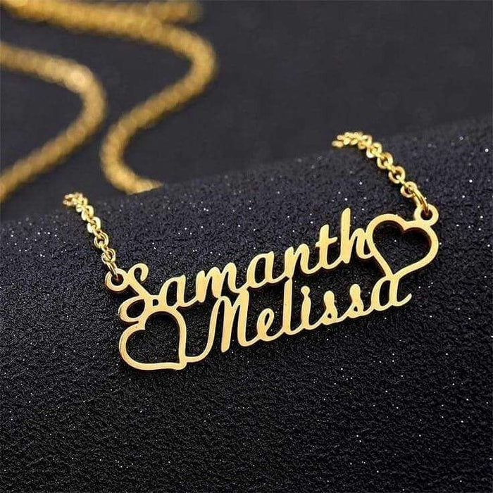 Personalized Love Heart Name Necklace