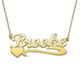 Heart Line Necklace