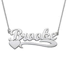 Heart Line Necklace