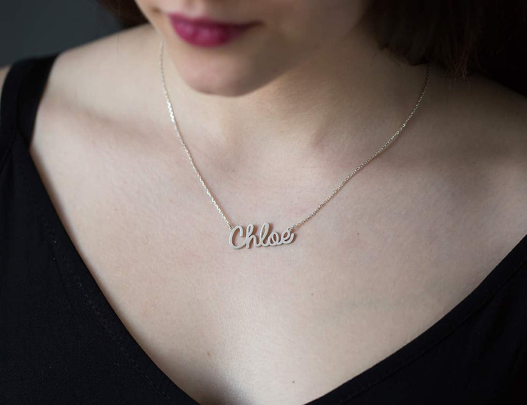 Cursive Necklace