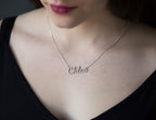Cursive Necklace