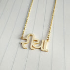 Gujarati Name Necklace