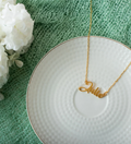 Cursive Necklace