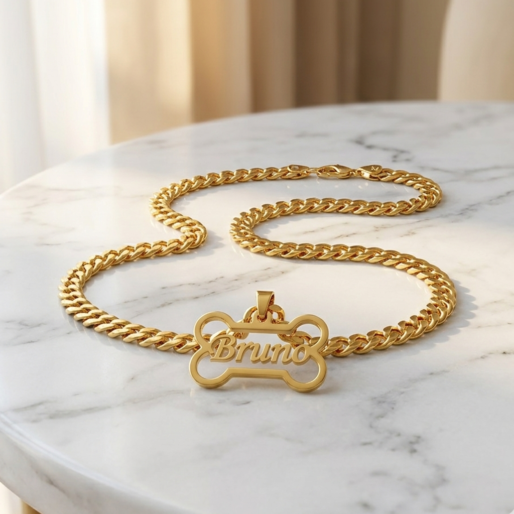 Royal Bone Name Chain