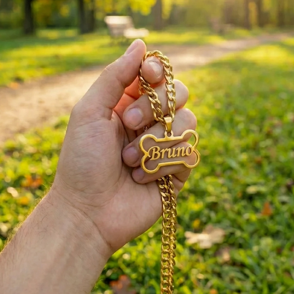 Royal Bone Name Chain