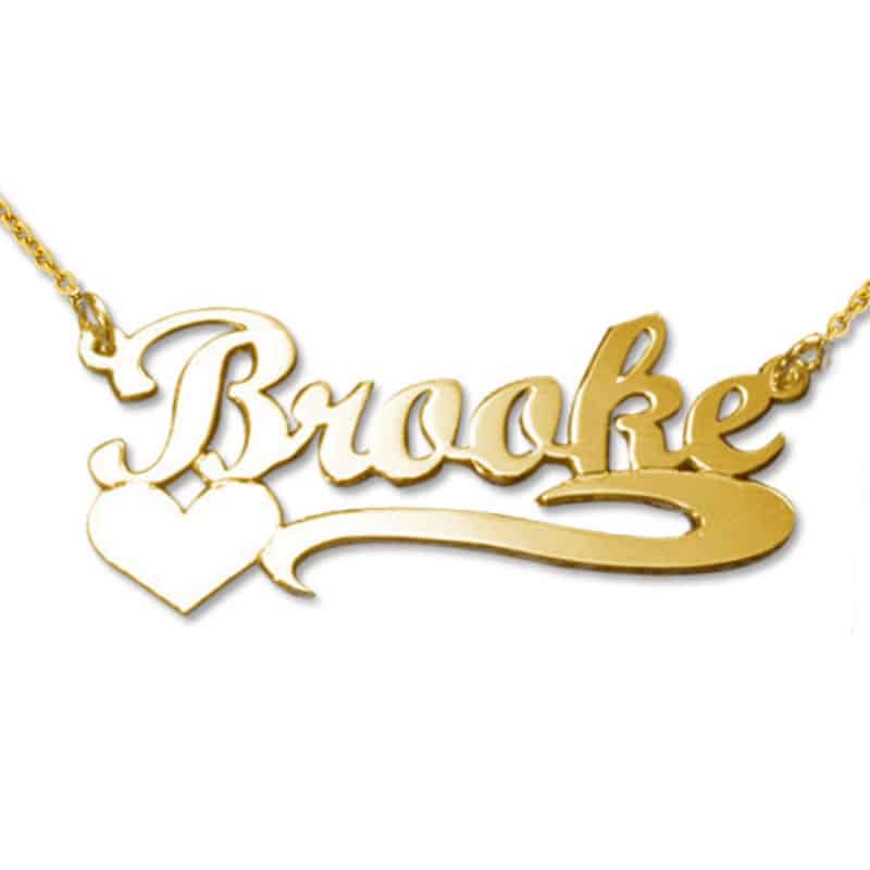 Heart Line Necklace