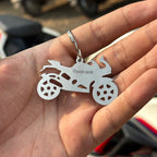 Personalised Bike Keychain