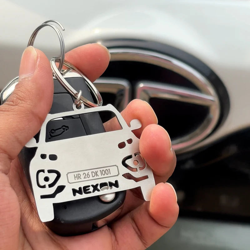 Personalised Car Keychain