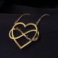 Personalized Infinity Heart Name Necklace