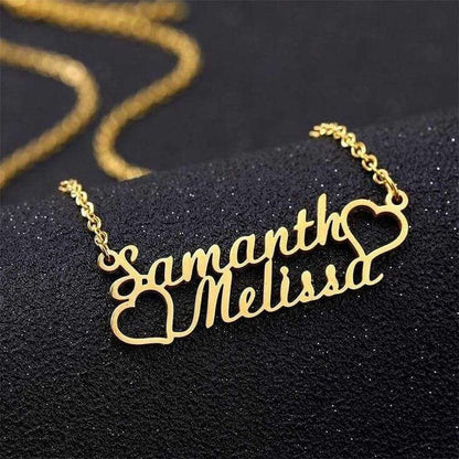 Personalized Love Heart Name Necklace