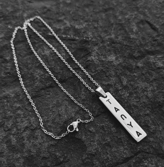 Reversible Tag Necklace