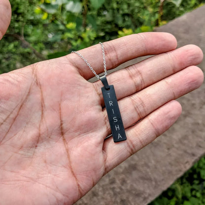 Reversible Tag Necklace