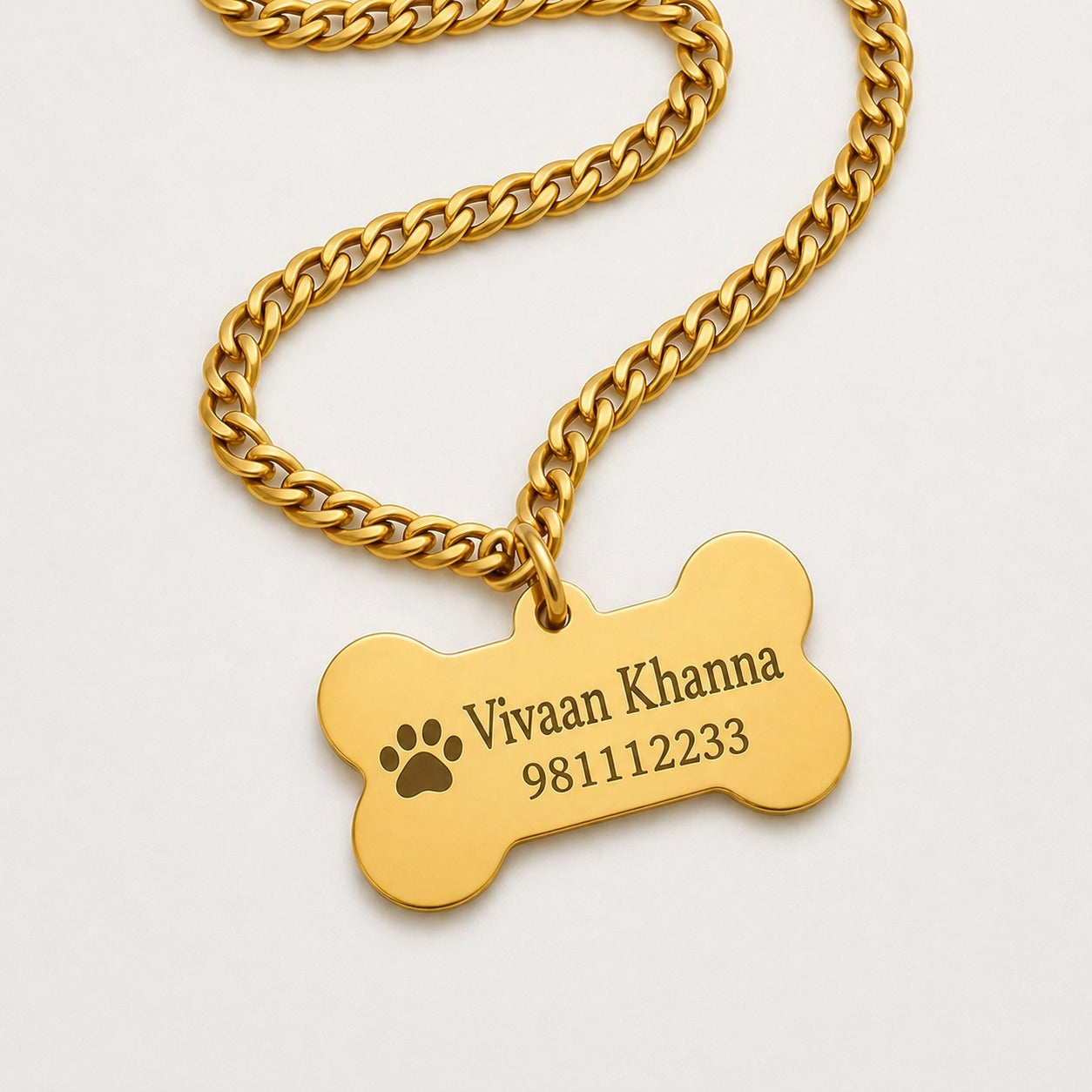 Personalised Pet Safety Name Tag