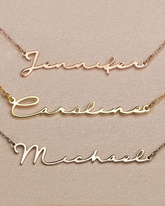 Signature Name Necklaces