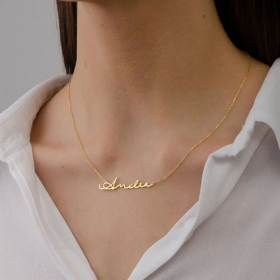 Signature Name Necklaces