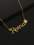 Personalised Heart Name Necklace
