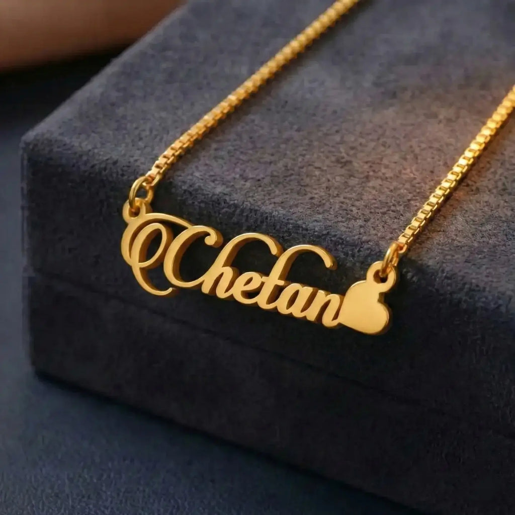 Personalised Heart Name Necklace