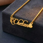Personalised Heart Name Necklace