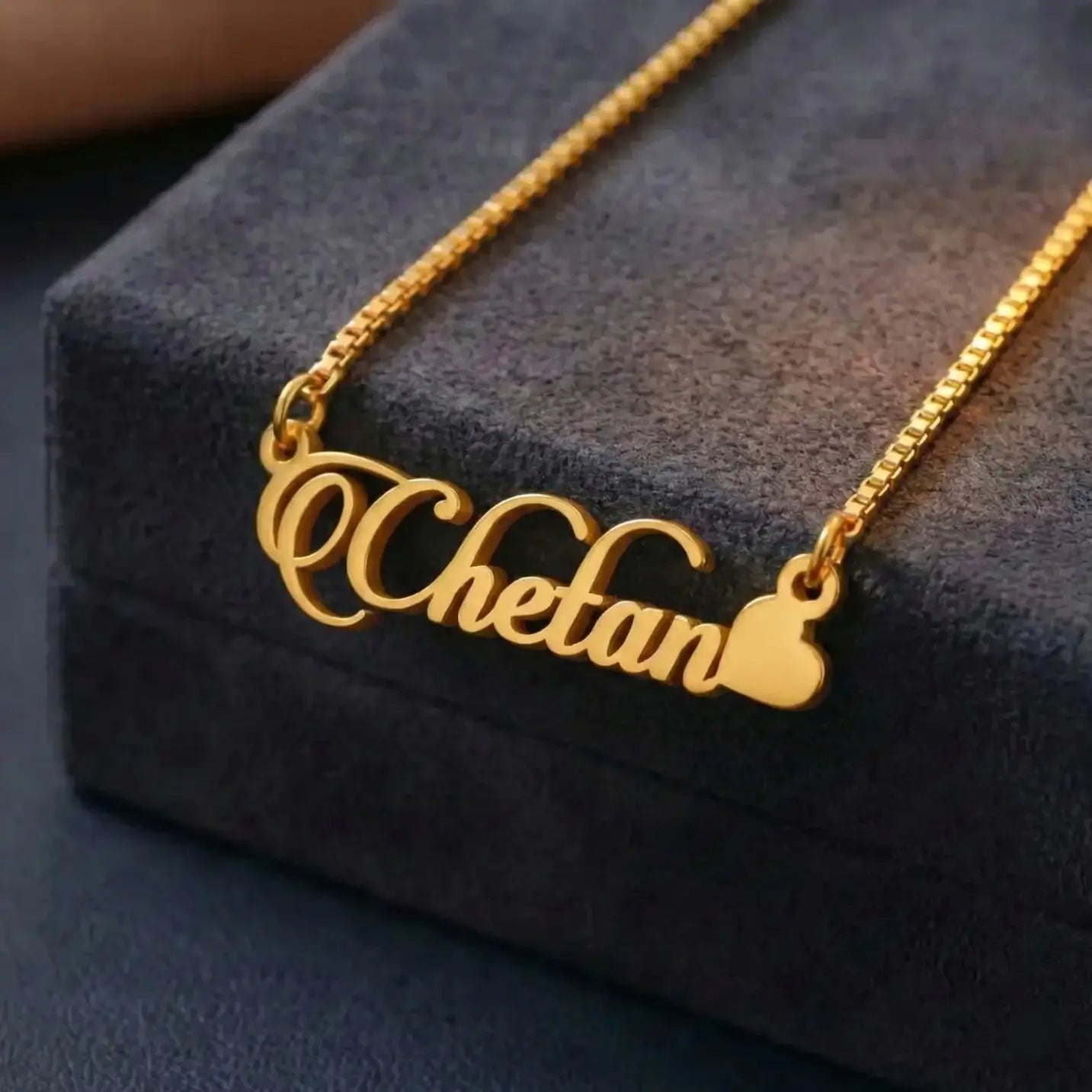Personalised Heart Name Necklace