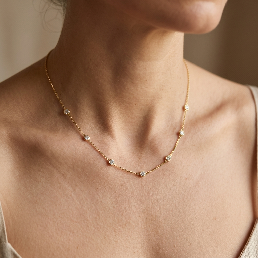 Celeste Stone Necklace