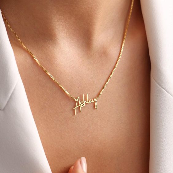 Signature Name Necklaces