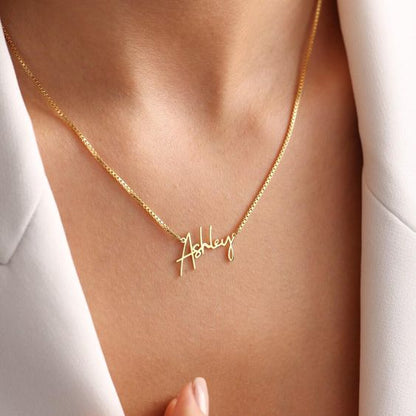 Signature Name Necklaces