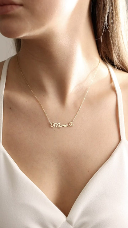 Signature Name Necklaces