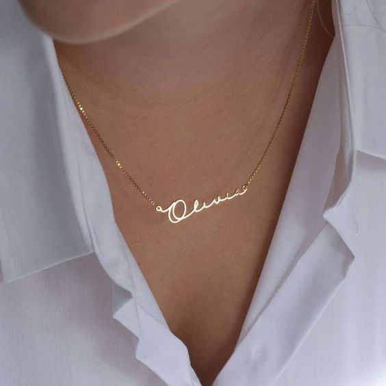Signature Name Necklaces